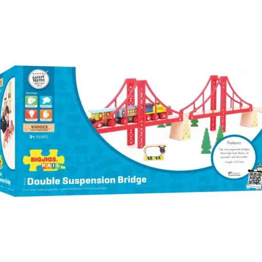 Puente colgante doble - Bigjigs Toys