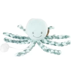 Pulpo Poulpe Musical vert de gris - Nattou
