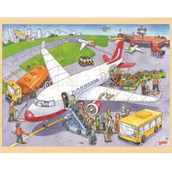 Puzzle Al aeropuerto - Goki