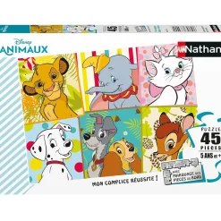 Puzzle Animales Disney 45 piezas - Nathan