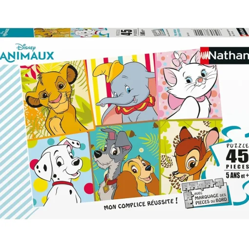 Puzzle Animales Disney 45 piezas - Nathan