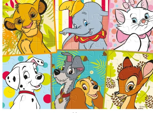 Puzzle Animales Disney 45 piezas - Nathan