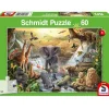 Puzzle Animales en África 60 pzs - Schmidt Spiele