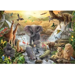 Puzzle Animales en África 60 pzs - Schmidt Spiele