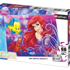 Puzzle Ariel la Sirenita 60 piezas - Nathan
