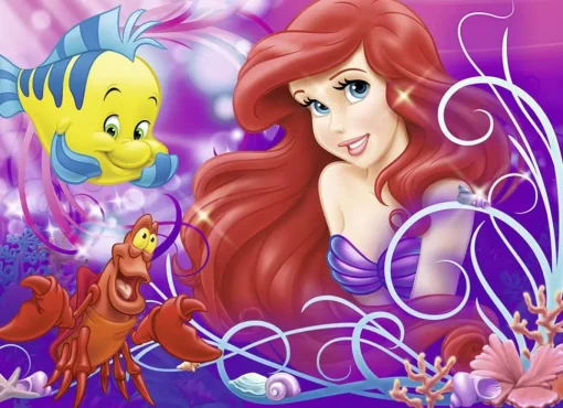 Puzzle Ariel la Sirenita 60 piezas - Nathan