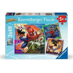 Puzzle Ataque especial de Spider-Man 3x49 pcs - Ravensburger