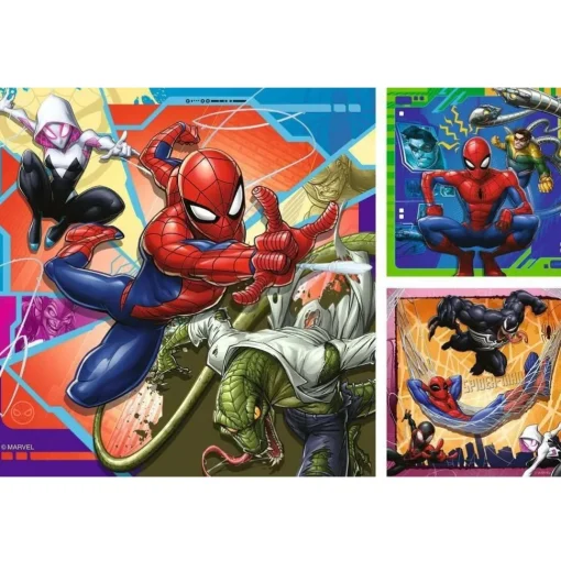 Puzzle Ataque especial de Spider-Man 3x49 pcs - Ravensburger