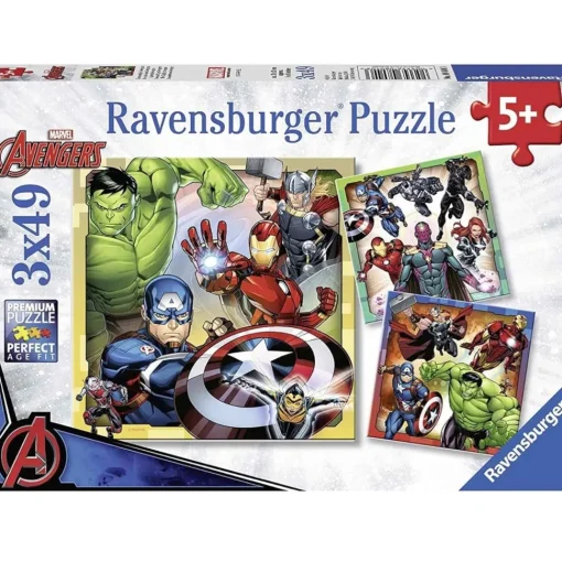 Puzzle Avengers 3x49 pcs - Ravensburger