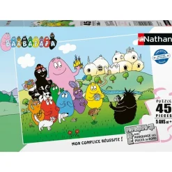 Puzzle Barbapapa 45 piezas - Nathan