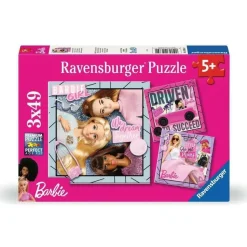 Puzzle Barbie 3x49 pcs - Ravensburger