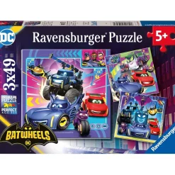 Puzzle Batwheels 3x49 pcs - Ravensburger