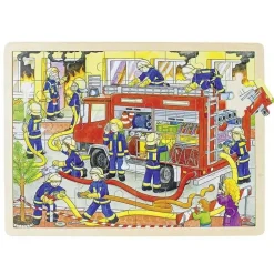 Puzzle Bomberos 48 piezas - Goki