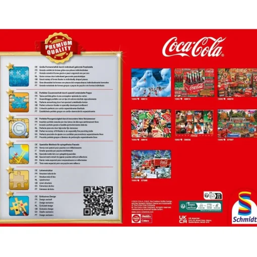 Puzzle Camión navideño de Coca Cola 1000 pzs - Schmidt Spiele