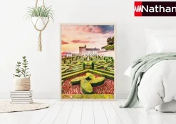 Puzzle Castillo de Villandry 1000 piezas - Nathan