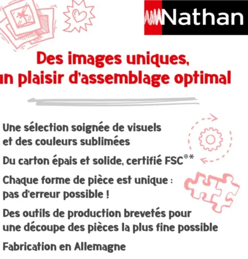 Puzzle Castillo de Villandry 1000 piezas - Nathan