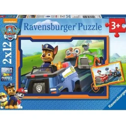 Puzzle Chase y la Paw Patrol 2x12 pcs - Ravensburger