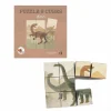Puzzle con cubos Dinosaurios - Egmont Toys