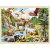Puzzle de animales de América del Norte - Goki