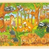 Puzzle de animales del bosque - Goki