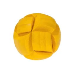 Puzzle de bambú Bola amarilla - Fridolin