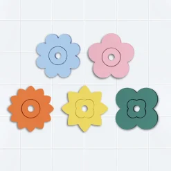 Puzzle de baño - Fleurs - Quut