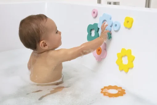 Puzzle de baño - Fleurs - Quut