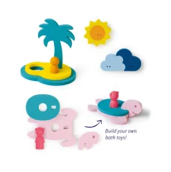 Puzzle de baño en 3D La isla del tesoro - Quut