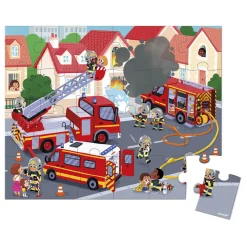 Puzzle de bomberos 24 piezas - Janod