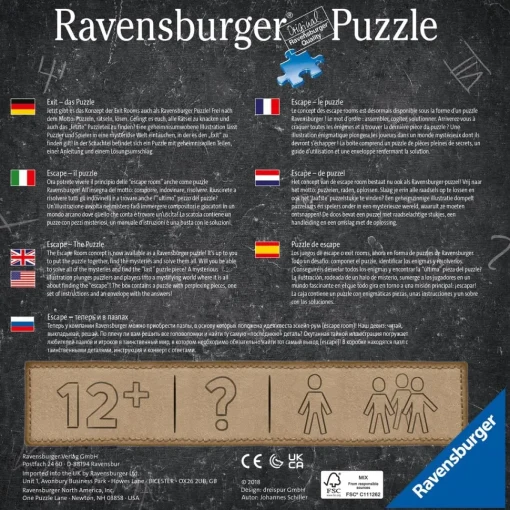 Puzzle de escape - Observatorio astronómico - Ravensburger