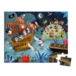 Puzzle de la búsqueda del tesoro 36 piezas - Janod