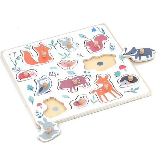 Puzzle de madera Animales del bosque - Vilac