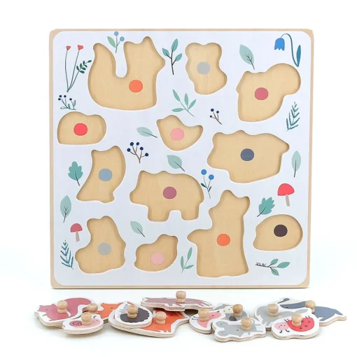 Puzzle de madera Animales del bosque - Vilac