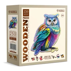 Puzzle de madera Búho 150 piezas - Wooden City
