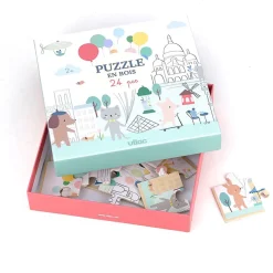 Puzzle de madera Escapada a París 24 piezas - Vilac