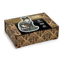 Puzzle de madera Gato con joyas 250 piezas - Wooden City