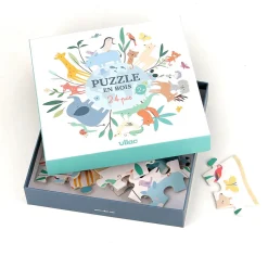 Puzzle de madera La vuelta al mundo 24 piezas - Vilac