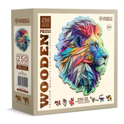 Puzzle de madera León moderno 250 piezas - Wooden City