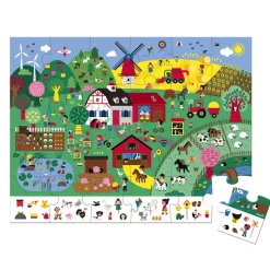Puzzle de observación La Granja 24 piezas - Janod