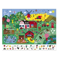Puzzle de observación La Granja 24 piezas - Janod