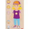 Puzzle del cuerpo humano, niña - Goki