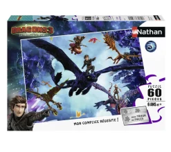 Puzzle del Equipo Dragón 60 piezas - Nathan