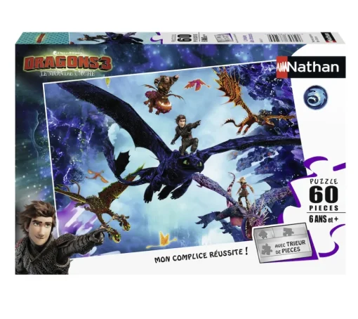Puzzle del Equipo Dragón 60 piezas - Nathan