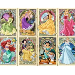 Puzzle Disney Princesses Art 1000 piezas - Ravensburger