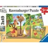 Puzzle Disney Winnie The Pooh 3x49 pcs - Ravensburger