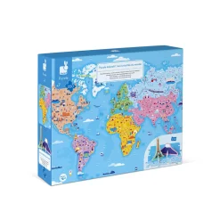 Puzzle educativo Curiosidades del mundo 350 piezas - Janod