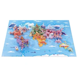 Puzzle educativo Curiosidades del mundo 350 piezas - Janod