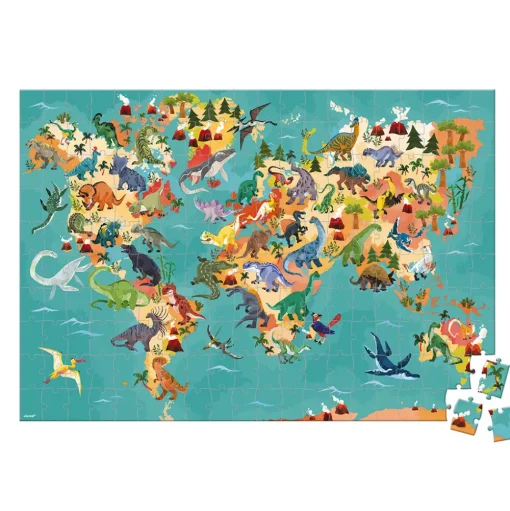 Puzzle educativo de 200 piezas Dinosaurios - Janod