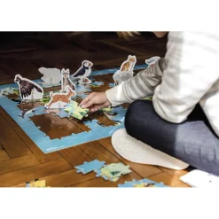 Puzzle educativo de 200 piezas Animales en vía de extinción - Janod