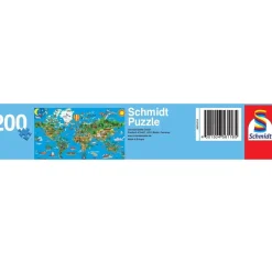 Puzzle El mundo 200 pzs - Schmidt Spiele